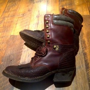 Double H Leather Roper Boots, Size 9.5